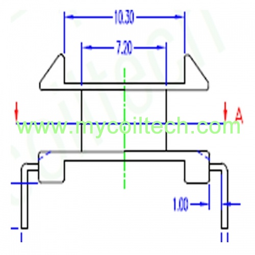 bobina electrónica del transformador edr20 vertical 5 + 5 pin