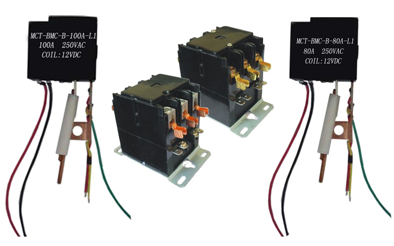 Magnetic hold relay supply