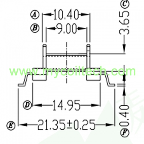 Diseño de bobina SMD EFD15